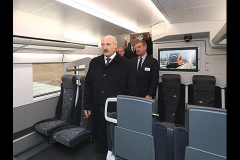The opening was attended by Belarusian President Alexander Lukashenko.